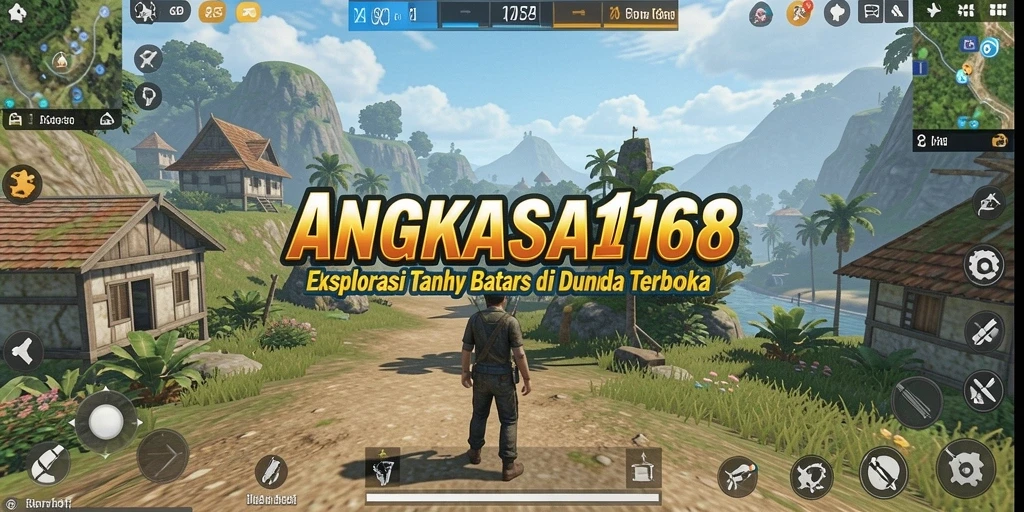 Tampilan utama gameplay ANGKASA168 dalam dunia terbuka.