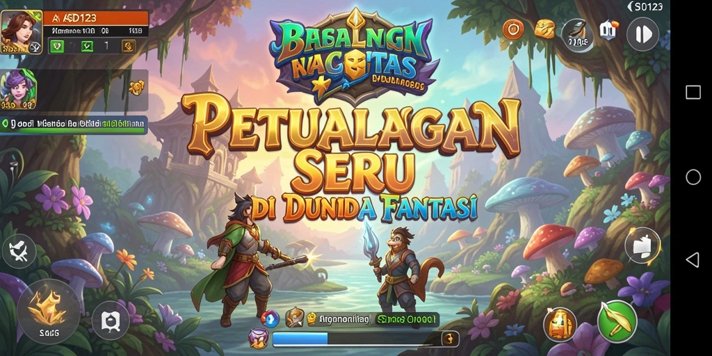 Tampilan gameplay ASD123 yang penuh aksi dan petualangan.