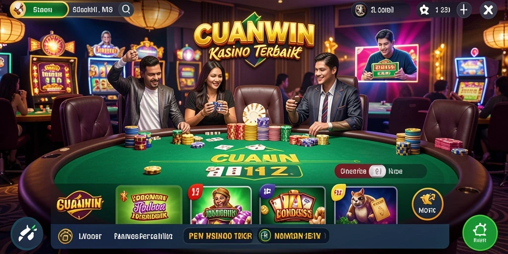 Gameplay CUANWIN yang menampakkan keseruan permainan Kasino.