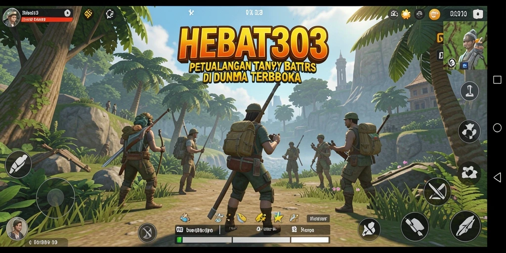 Tampilan gameplay menakjubkan dari HEBAT303 di dunia terbuka yang luas.