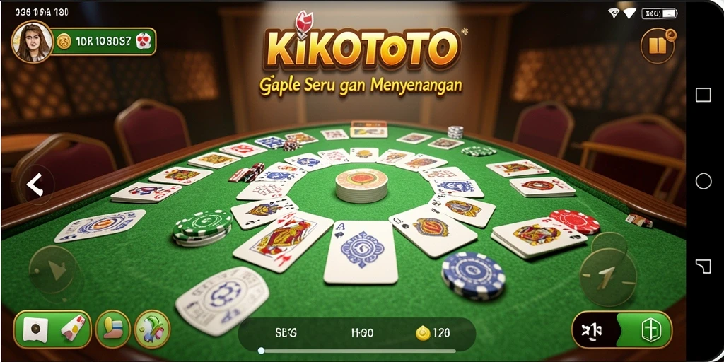Tampilan gameplay KIKOTOTO yang seru dan interaktif.