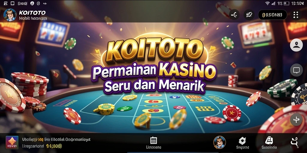 Menampilkan gameplay menarik dari KOITOTO dengan elemen Kasino yang luar biasa.