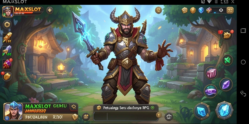 Tangkapan layar gameplay <strong>MAXSLOT</strong> yang menampilkan petualangan epik dalam RPG.