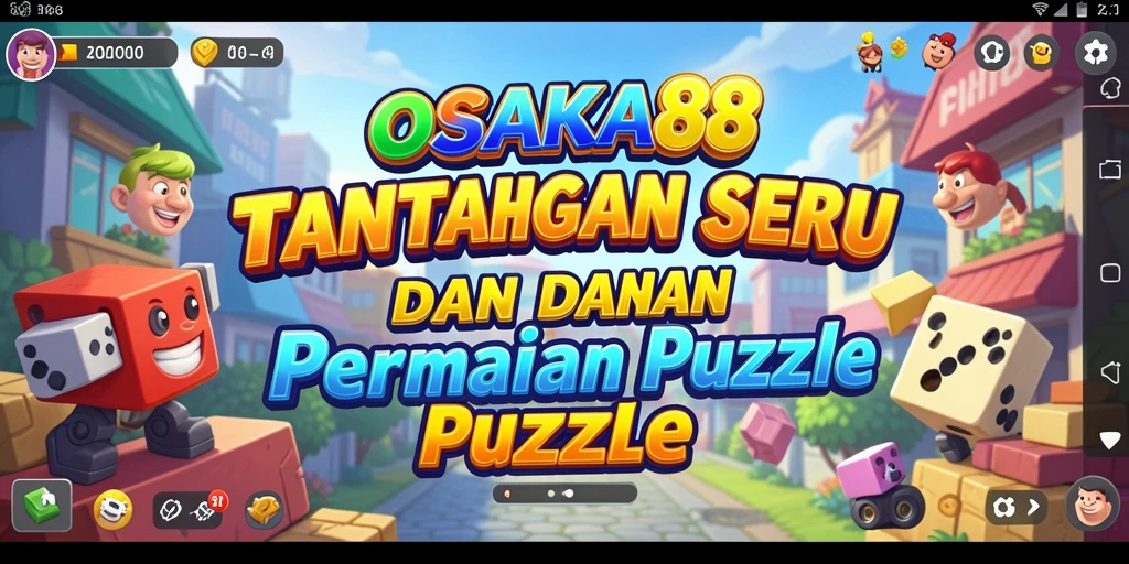 Screenshot OSAKA88 menunjukkan gameplay Puzzle yang seru dan menantang.