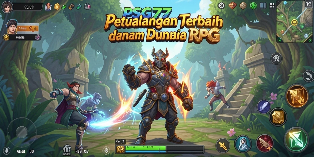 Tampilan gameplay RPG yang mengasyikkan dan penuh aksi.