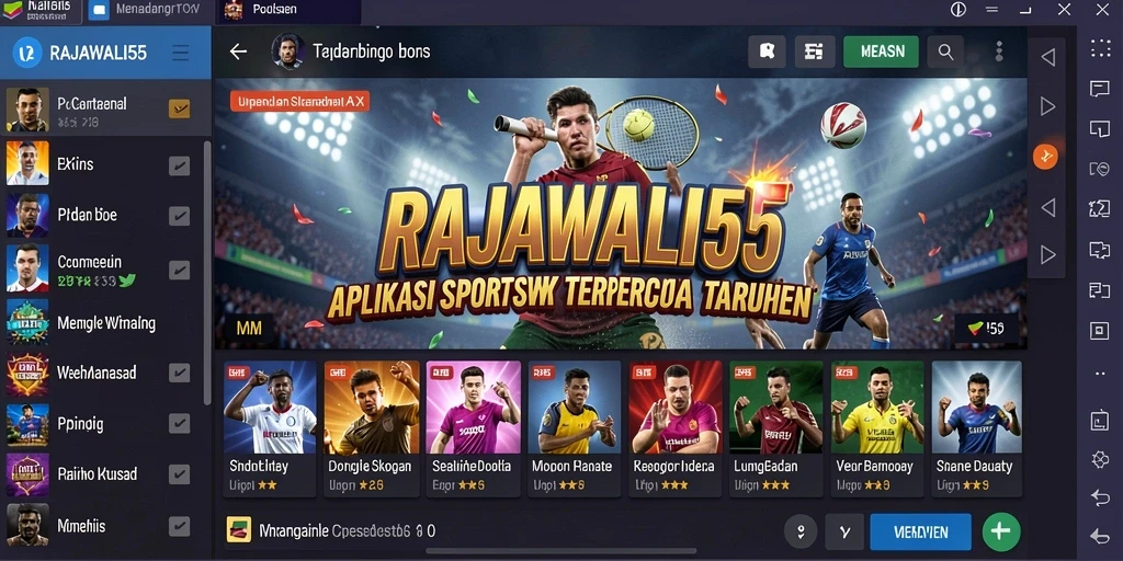 Tampilan menarik dari gameplay Sportsbook RAJAWALI55.