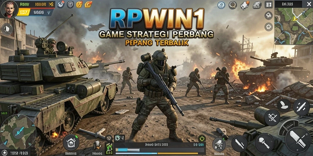 Tampilan gameplay RPWIN1 yang dinamis dan menarik.