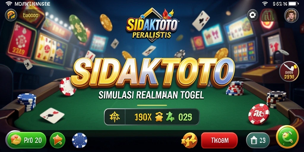 Tampilan grafis menarik dari gameplay SIDAKTOTO yang menenangkan.